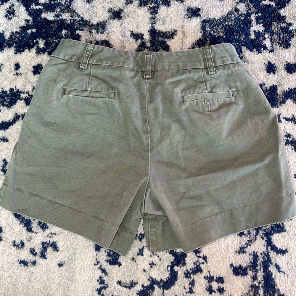 J. Crew cargo green shorts